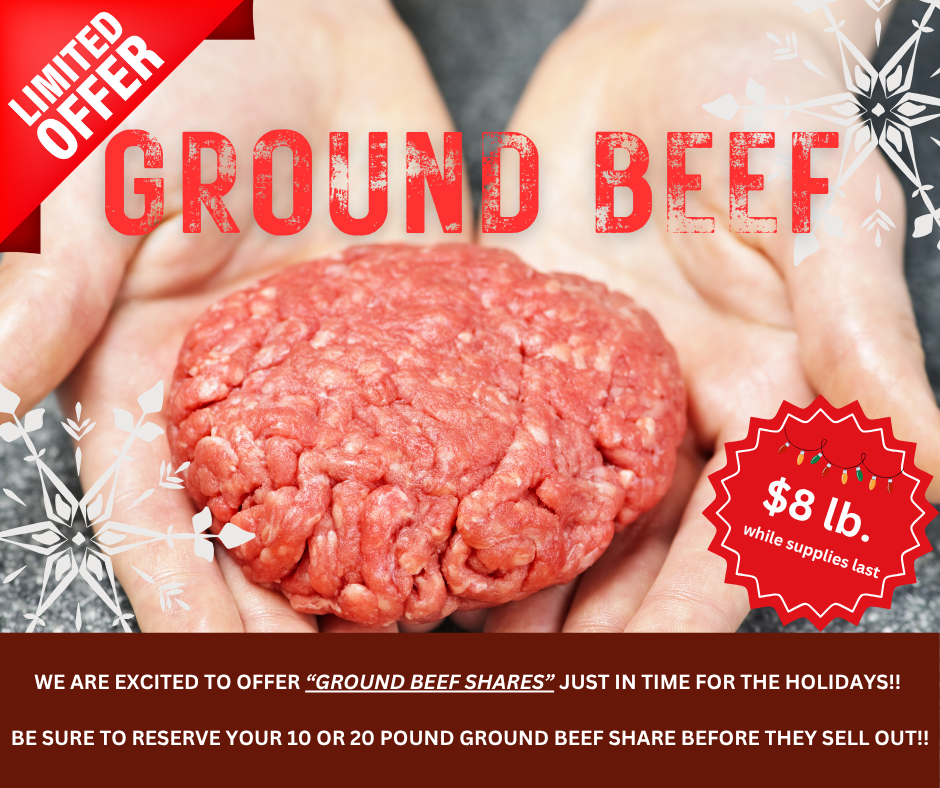 Ground Beef Share; Farm Fresh